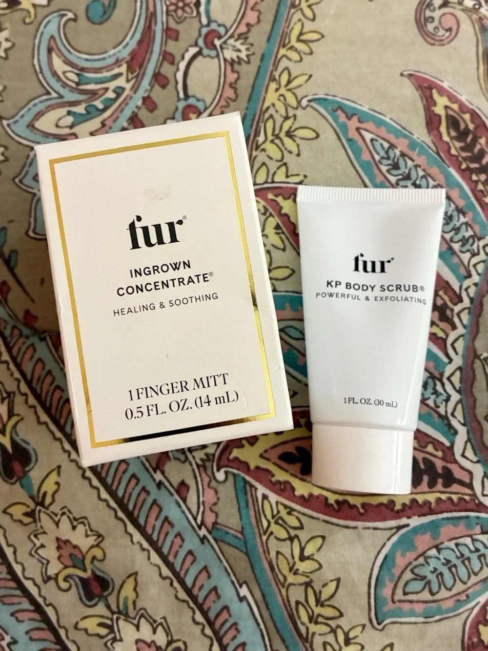 fur Ingrown Concentrate & KP Body Scrub